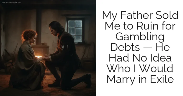 My Father Sold Me to Ruin for Gambling Debts — He Had No Idea Who I Would Marry in Exile