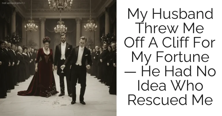 My Husband Threw Me Off A Cliff For My Fortune — He Had No Idea Who Rescued Me