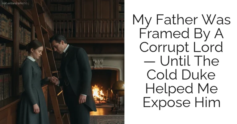 My Father Was Framed By A Corrupt Lord — Until The Cold Duke Helped Me Expose Him