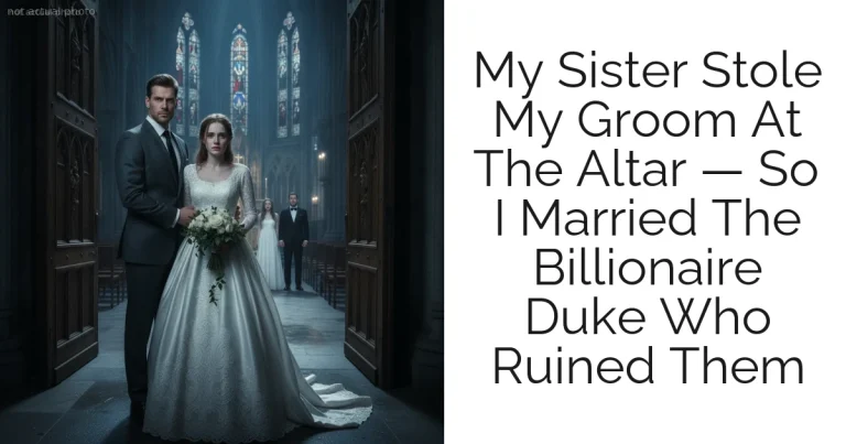 My Sister Stole My Groom At The Altar — So I Married The Billionaire Duke Who Ruined Them