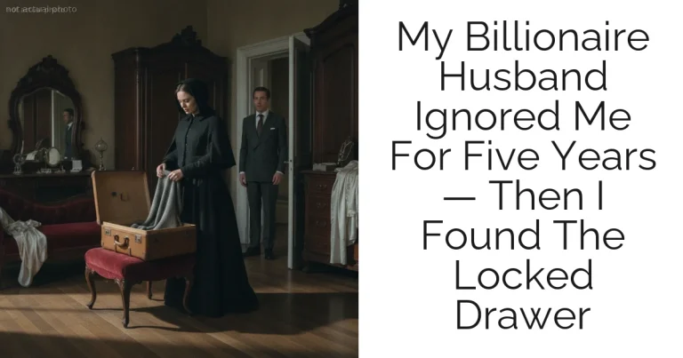 My Billionaire Husband Ignored Me For Five Years — Then I Found The Locked Drawer