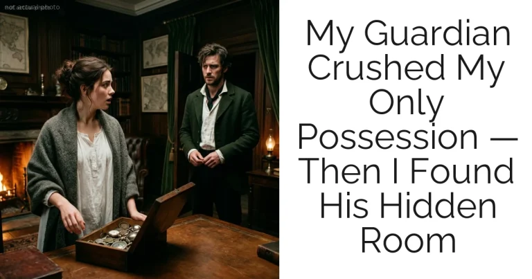 My Guardian Crushed My Only Possession — Then I Found His Hidden Room