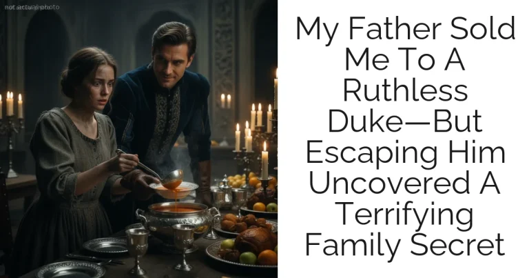 My Father Sold Me To A Ruthless Duke—But Escaping Him Uncovered A Terrifying Family Secret
