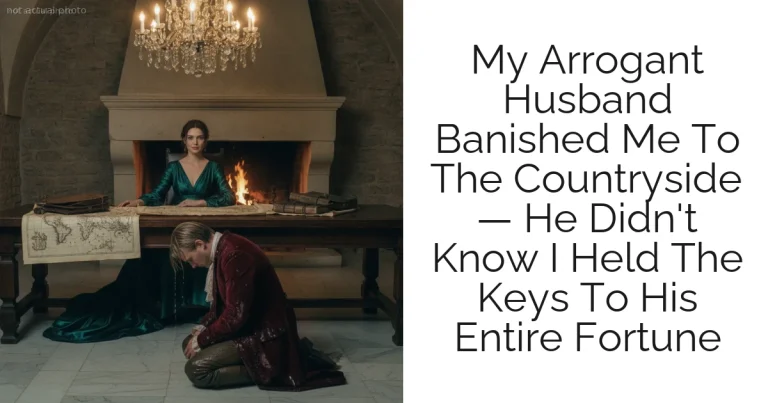 My Arrogant Husband Banished Me To The Countryside — He Didn't Know I Held The Keys To His Entire Fortune