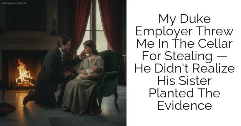 My Duke Employer Threw Me In The Cellar For Stealing — He Didn't Realize His Sister Planted The Evidence
