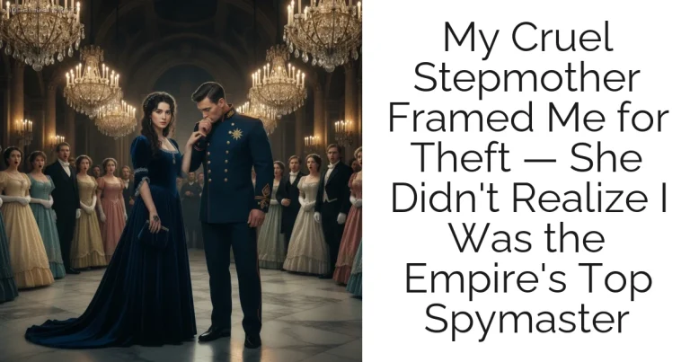 My Cruel Stepmother Framed Me for Theft — She Didn't Realize I Was the Empire's Top Spymaster