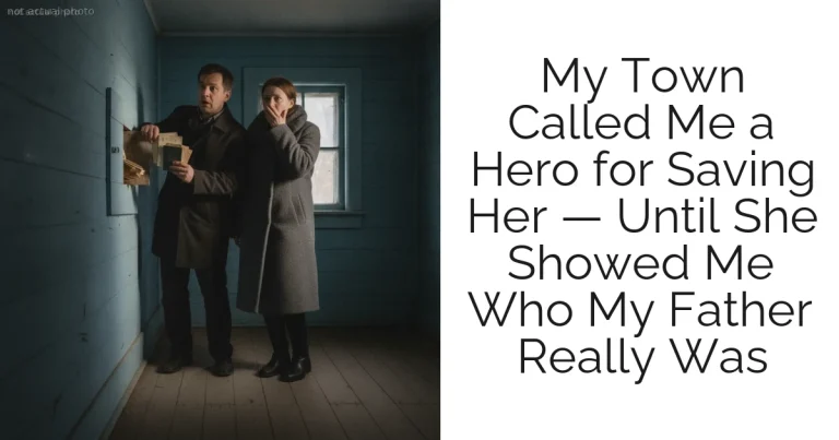 My Town Called Me a Hero for Saving Her — Until She Showed Me Who My Father Really Was