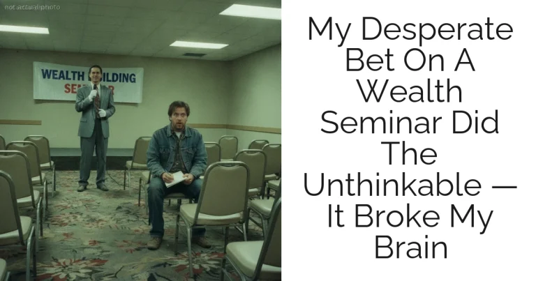 My Desperate Bet On A Wealth Seminar Did The Unthinkable — It Broke My Brain