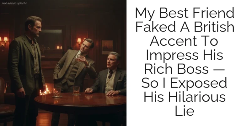 My Best Friend Faked A British Accent To Impress His Rich Boss — So I Exposed His Hilarious Lie