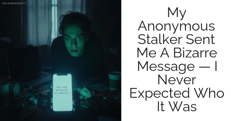 My Anonymous Stalker Sent Me A Bizarre Message — I Never Expected Who It Was