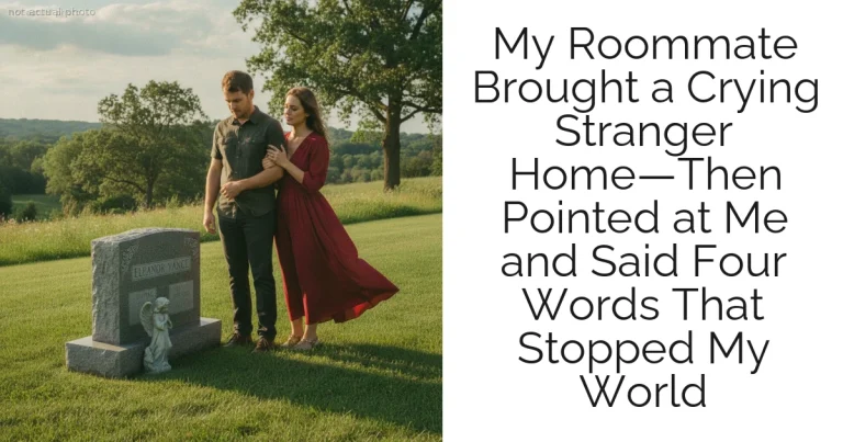 My Roommate Brought a Crying Stranger Home—Then Pointed at Me and Said Four Words That Stopped My World