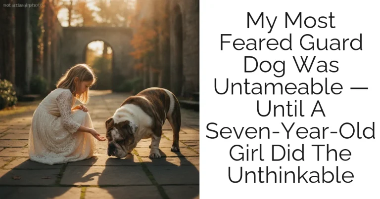 My Most Feared Guard Dog Was Untameable — Until A Seven-Year-Old Girl Did The Unthinkable