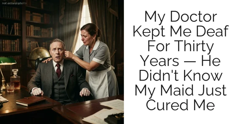 My Doctor Kept Me Deaf For Thirty Years — He Didn't Know My Maid Just Cured Me
