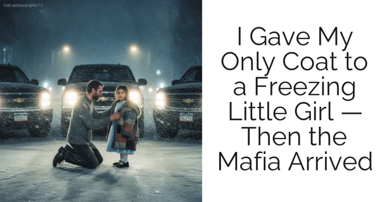 I Gave My Only Coat to a Freezing Little Girl — Then the Mafia Arrived