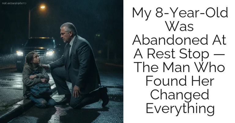 My 8-Year-Old Was Abandoned At A Rest Stop — The Man Who Found Her Changed Everything