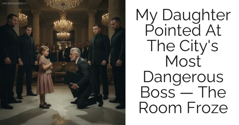 My Daughter Pointed At The City's Most Dangerous Boss — The Room Froze