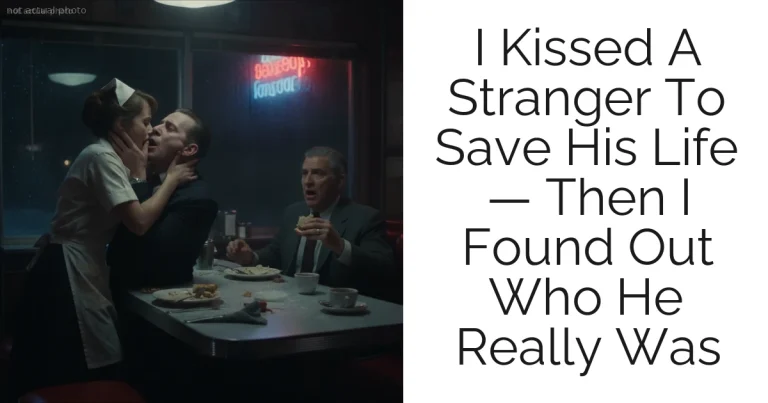 I Kissed A Stranger To Save His Life — Then I Found Out Who He Really Was