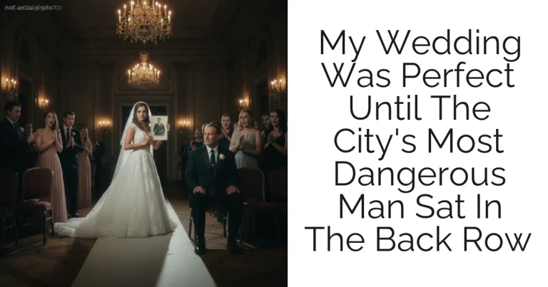 My Wedding Was Perfect Until The City's Most Dangerous Man Sat In The Back Row