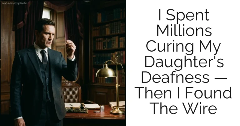 I Spent Millions Curing My Daughter's Deafness — Then I Found The Wire