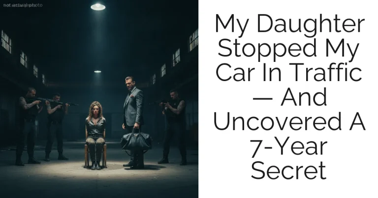 My Daughter Stopped My Car In Traffic — And Uncovered A 7-Year Secret