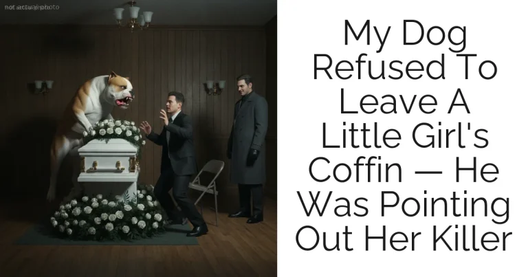 My Dog Refused To Leave A Little Girl's Coffin — He Was Pointing Out Her Killer