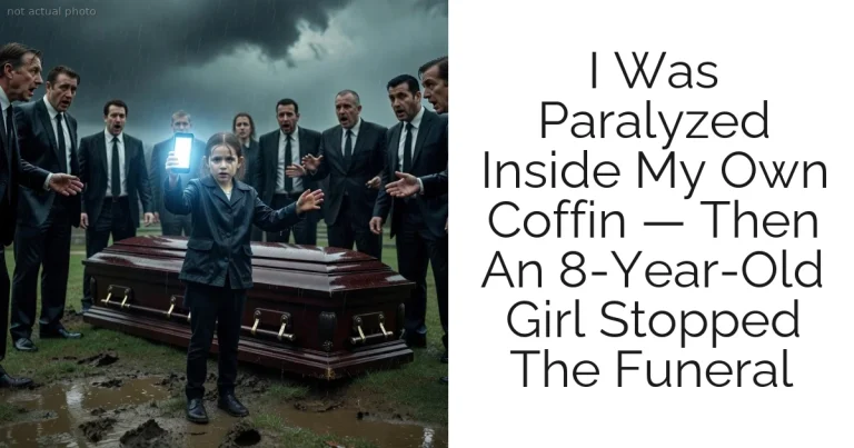 I Was Paralyzed Inside My Own Coffin — Then An 8-Year-Old Girl Stopped The Funeral