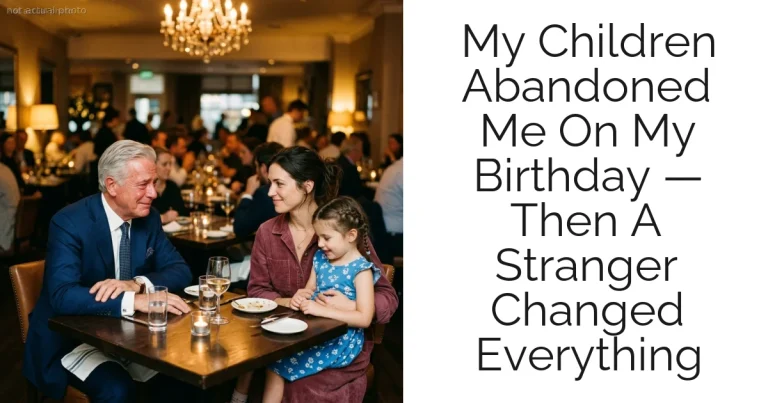 My Children Abandoned Me On My Birthday — Then A Stranger Changed Everything