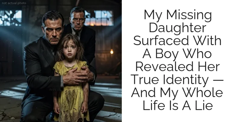 My Missing Daughter Surfaced With A Boy Who Revealed Her True Identity — And My Whole Life Is A Lie