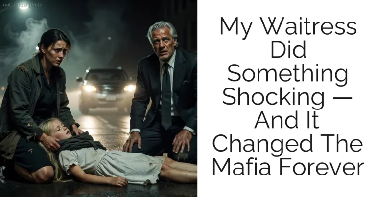 My Waitress Did Something Shocking — And It Changed The Mafia Forever