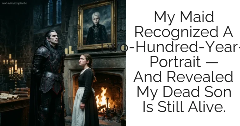 My Maid Recognized A Two-Hundred-Year-Old Portrait — And Revealed My Dead Son Is Still Alive.