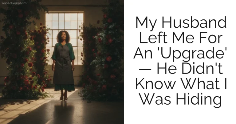 My Husband Left Me For An 'Upgrade' — He Didn't Know What I Was Hiding