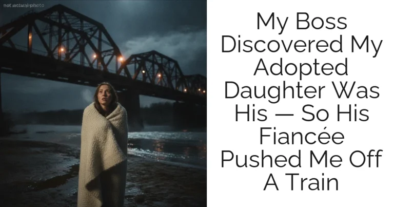 My Boss Discovered My Adopted Daughter Was His — So His Fiancée Pushed Me Off A Train