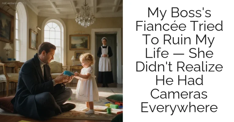 My Boss's Fiancée Tried To Ruin My Life — She Didn't Realize He Had Cameras Everywhere