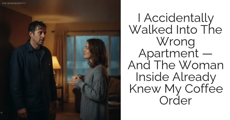 I Accidentally Walked Into The Wrong Apartment — And The Woman Inside Already Knew My Coffee Order