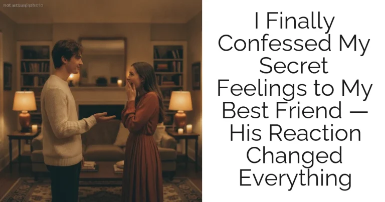 I Finally Confessed My Secret Feelings to My Best Friend — His Reaction Changed Everything
