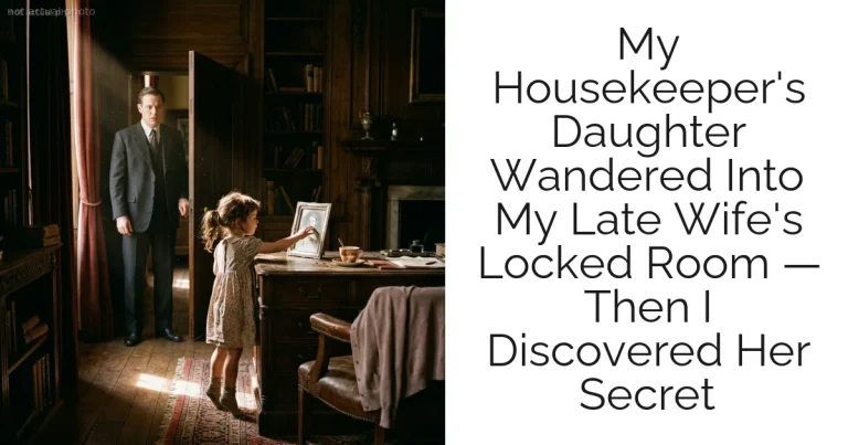 My Housekeeper's Daughter Wandered Into My Late Wife's Locked Room — Then I Discovered Her Secret