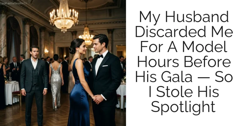 My Husband Discarded Me For A Model Hours Before His Gala — So I Stole His Spotlight