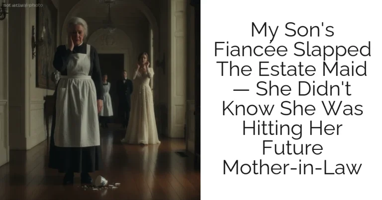 My Son's Fiancée Slapped The Estate Maid — She Didn't Know She Was Hitting Her Future Mother-in-Law