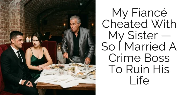 My Fiancé Cheated With My Sister — So I Married A Crime Boss To Ruin His Life