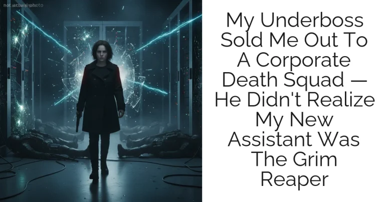 My Underboss Sold Me Out To A Corporate Death Squad — He Didn't Realize My New Assistant Was The Grim Reaper