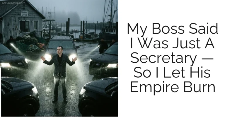My Boss Said I Was Just A Secretary — So I Let His Empire Burn