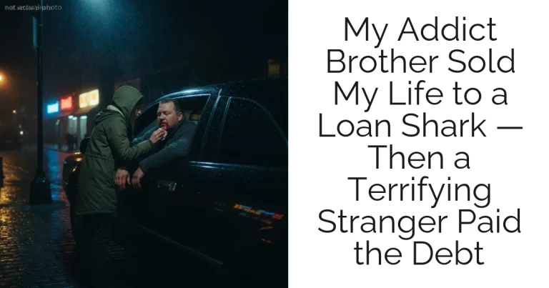 My Addict Brother Sold My Life to a Loan Shark — Then a Terrifying Stranger Paid the Debt