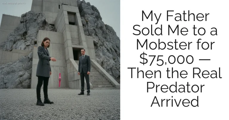 My Father Sold Me to a Mobster for $75,000 — Then the Real Predator Arrived