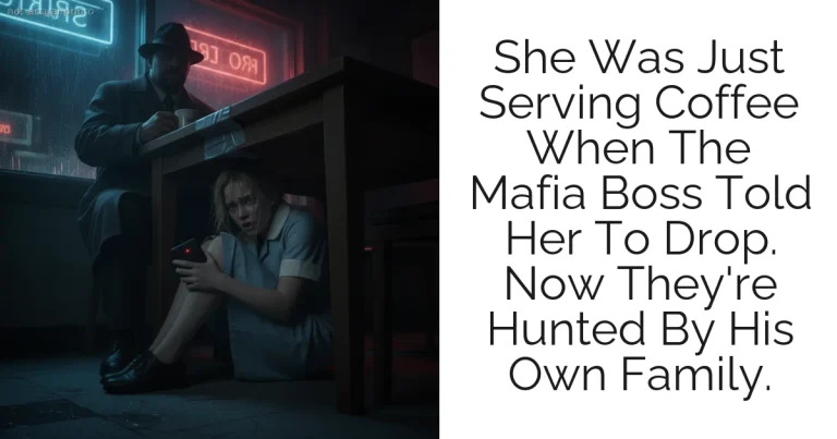 She Was Just Serving Coffee When The Mafia Boss Told Her To Drop. Now They're Hunted By His Own Family.