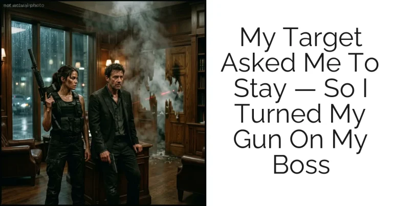 My Target Asked Me To Stay — So I Turned My Gun On My Boss
