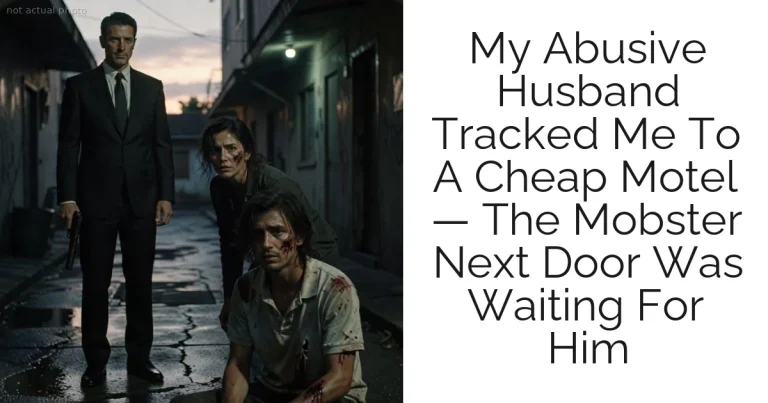 My Abusive Husband Tracked Me To A Cheap Motel — The Mobster Next Door Was Waiting For Him