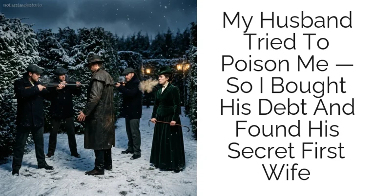 My Husband Tried To Poison Me — So I Bought His Debt And Found His Secret First Wife