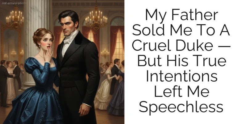 My Father Sold Me To A Cruel Duke — But His True Intentions Left Me Speechless