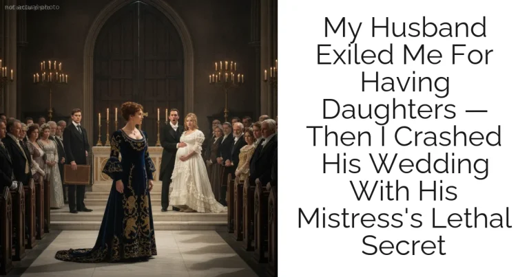 My Husband Exiled Me For Having Daughters — Then I Crashed His Wedding With His Mistress's Lethal Secret