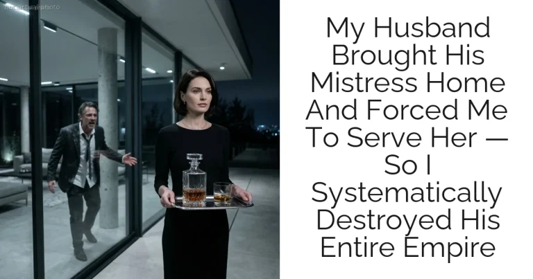 My Husband Brought His Mistress Home And Forced Me To Serve Her — So I Systematically Destroyed His Entire Empire